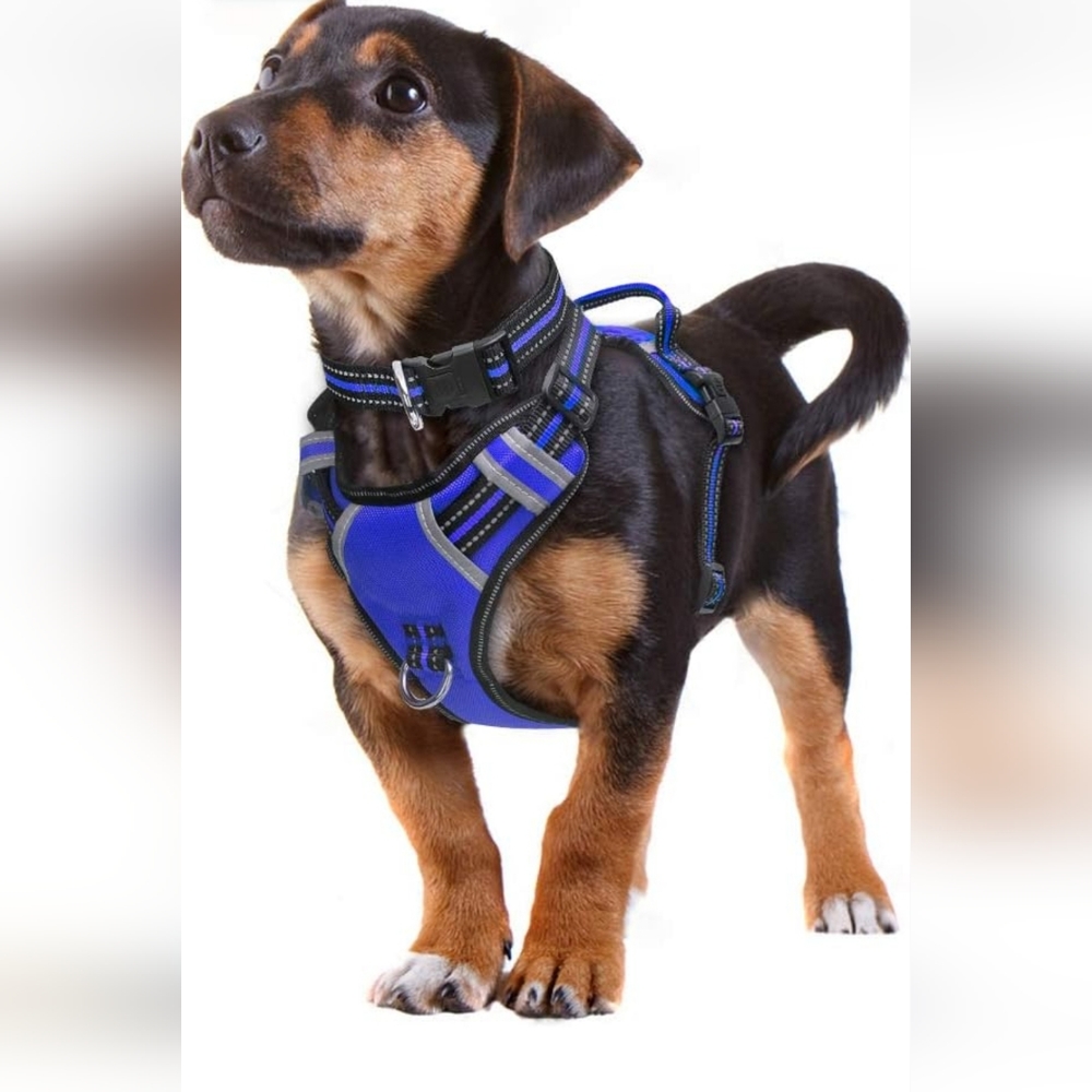 WINSEE Dog Harness No Pull, Pet Harnesses with Dog Collar